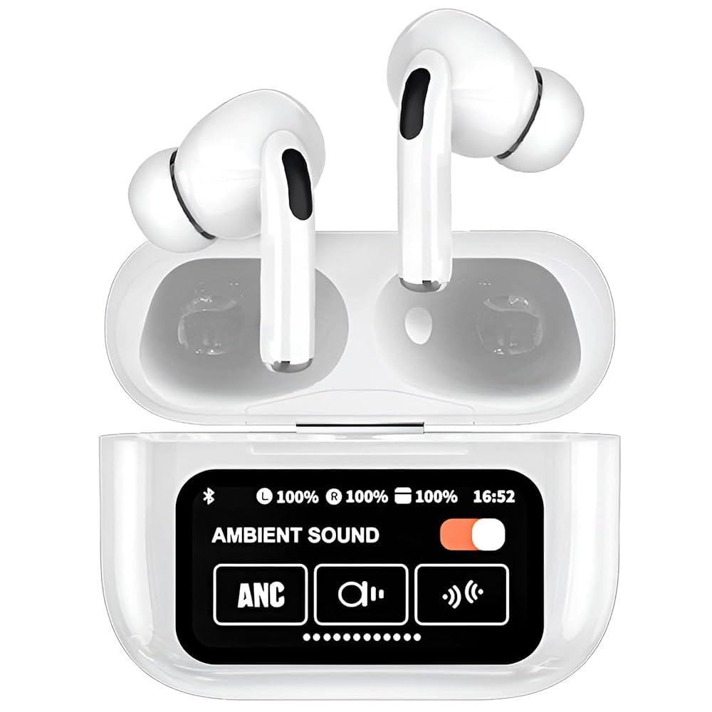 TWS Earbuds with Smart Display Case