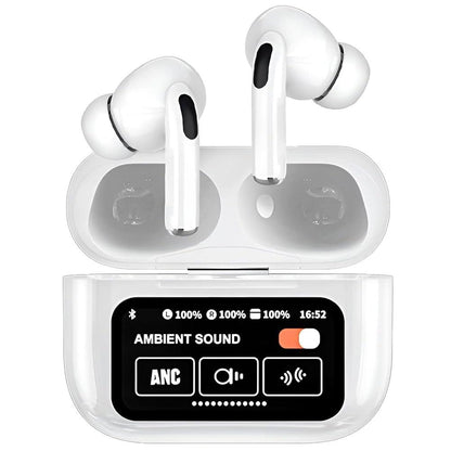 TWS Earbuds with Smart Display Case